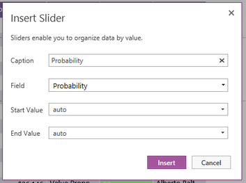 Slider Configurations